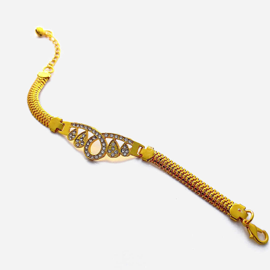 Luxury jewel bracelet with crystal shine